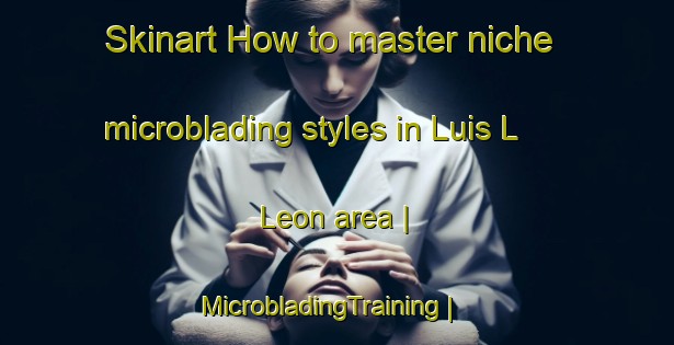Skinart How to master niche microblading styles in Luis L  Leon area | MicrobladingTraining | MicrobladingClasses | SkinartTraining-Mexico